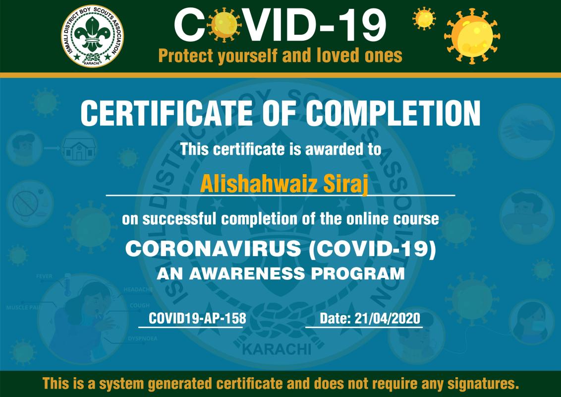 corona virus awareness