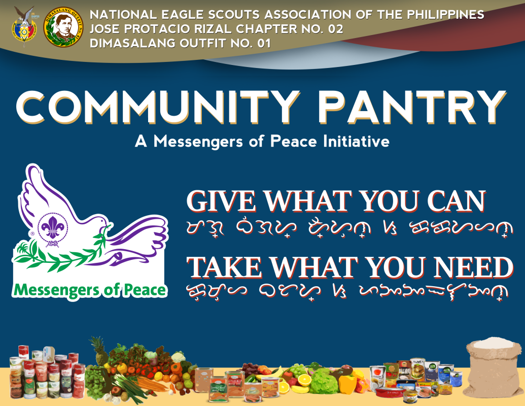NESAPh Jose Protacio Rizal Chapter 2 and Dimasalang Outfit No. 01 Community Pantry