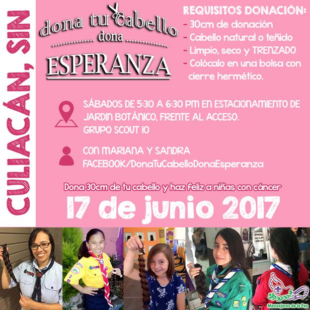 Dona tu cabello, dona esperanza 2017