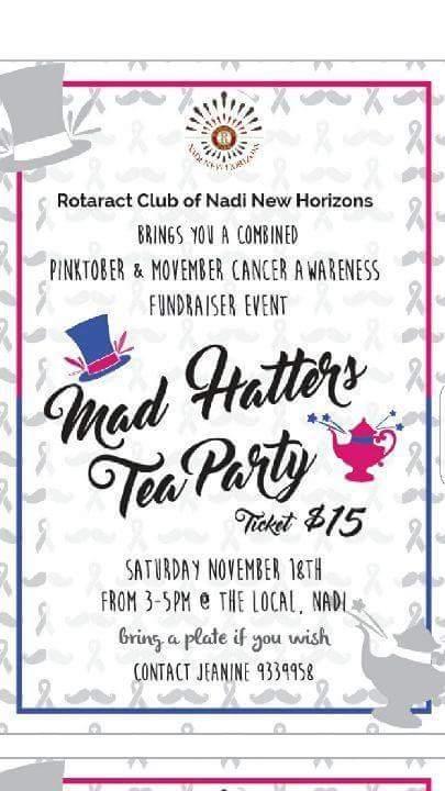 Fundraiser Event - Movember Mad Hatters Tea Party 