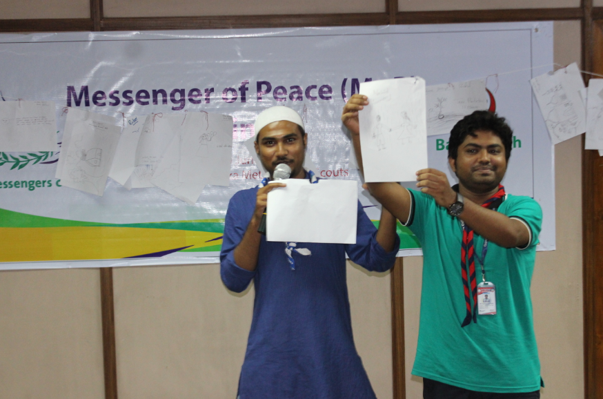 Messenger of peace (MoP) Training Dhaka District Rover