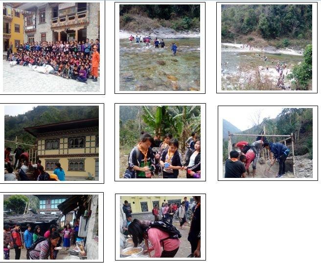 Community service for a monastery