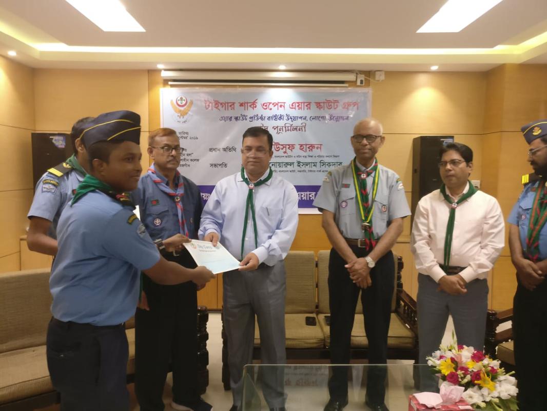 Celebrating Air Scouts Day and Certificates Giving Ceremony of Day Camp 2019