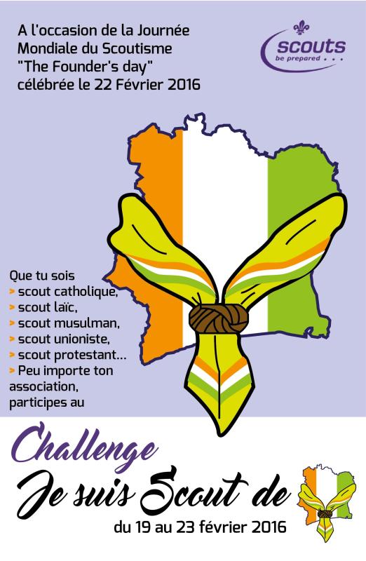 Challenge <Je suis Scout de Côte d'Ivoire > 