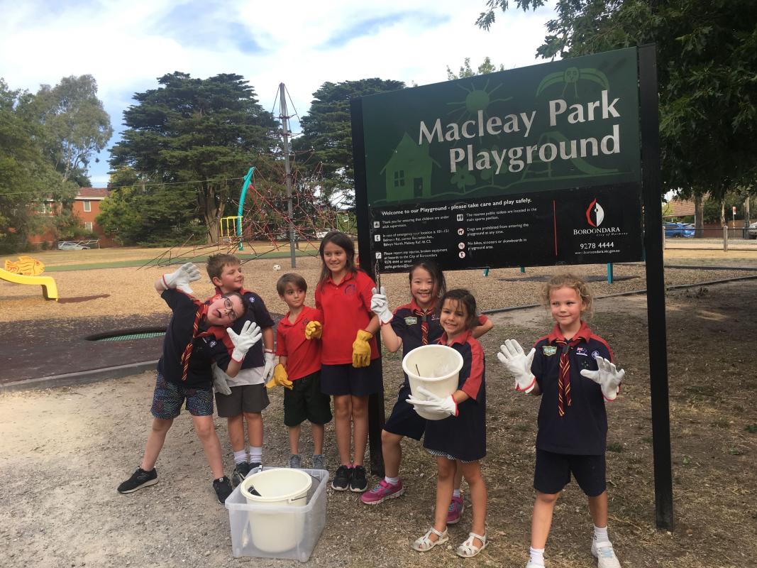 1st North Balwyn Joeys - Clean Up Australia Day