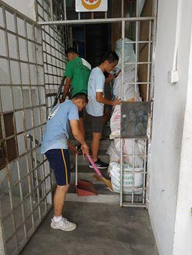 Cleaning up the store room