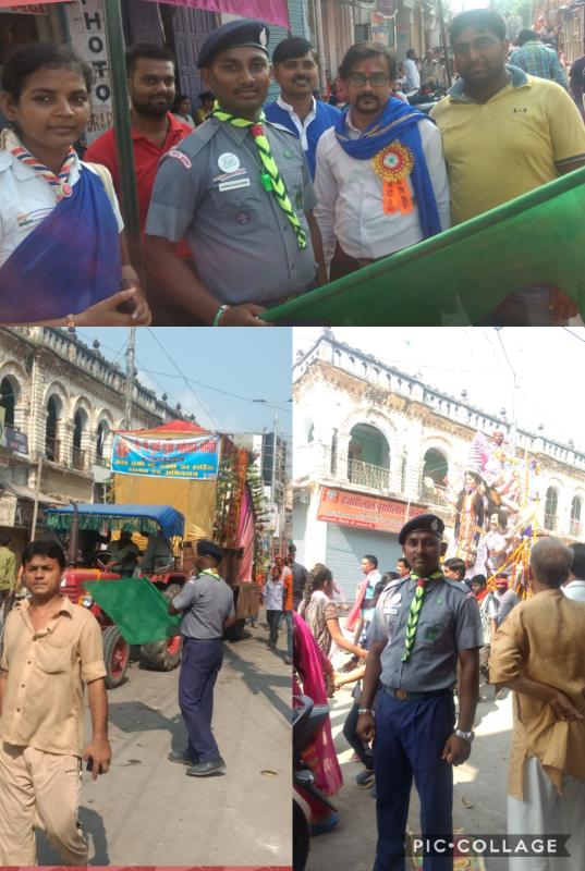 Service in Local festival Durga Pooja