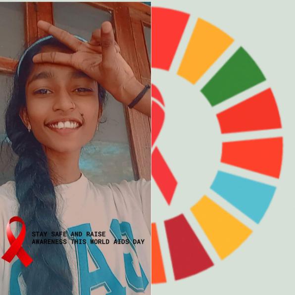 "No one Left Behind : Global Aids Awareness Campaign : Bharat Scouts and Guides Karnataka, Udupi. India.