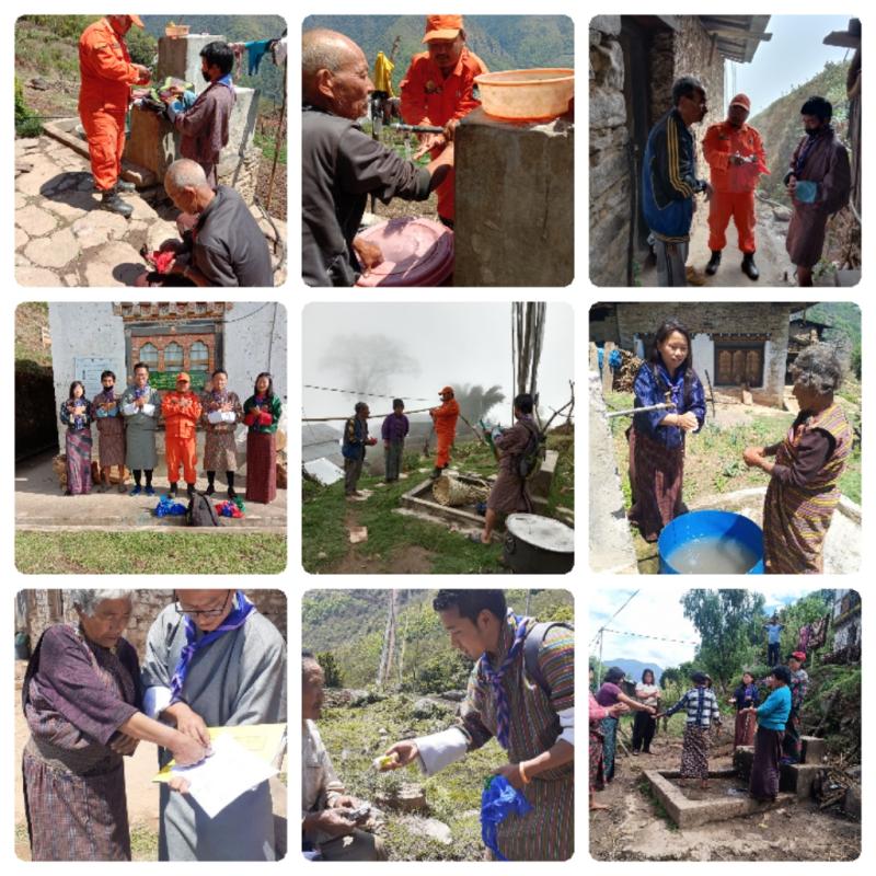 awareness on COVID 19 and distribution of Vitamins. 