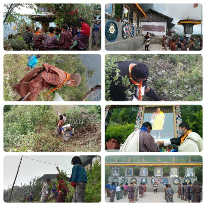 social forestry day coinciding with coronation day of our fourth druck gyelpo 