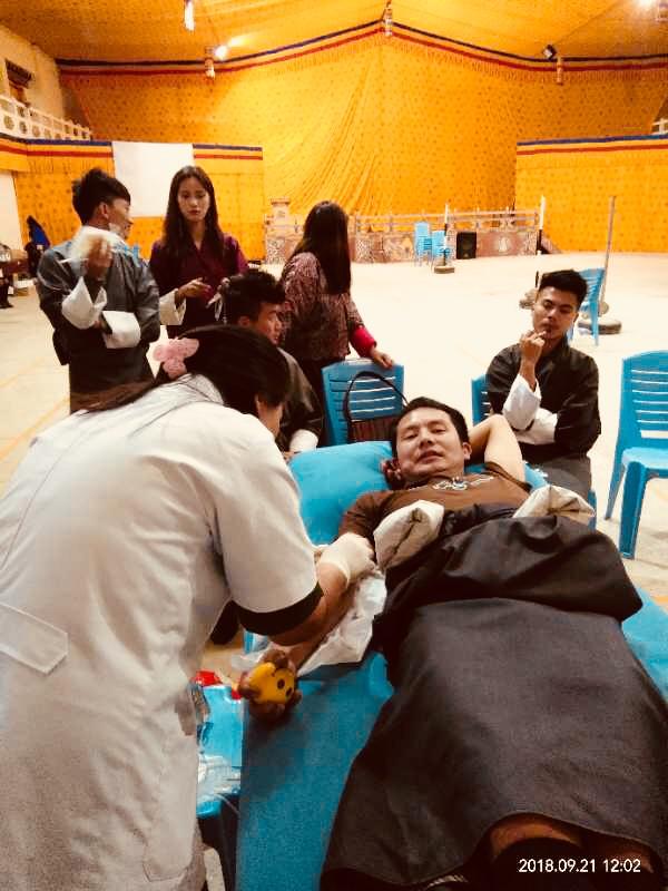 “Blood donation drive on Founder’s day”