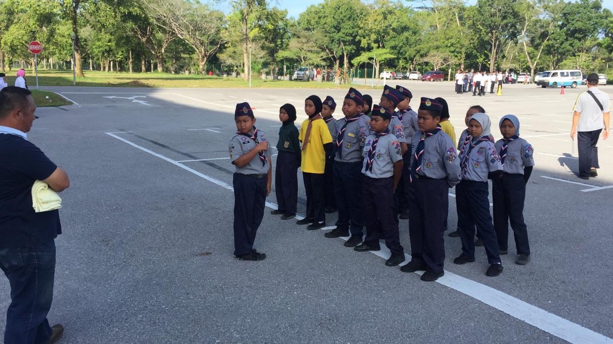 Pertandingan Kawad Kaki Unit Beruniform Karnival CATS Kuching