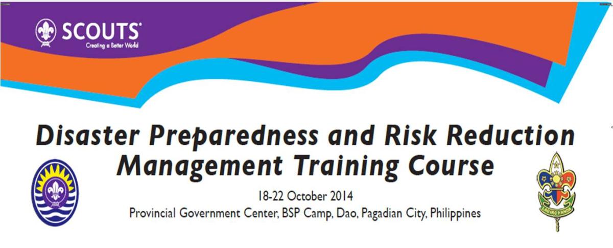 Disaster Risk Reduction Management Training for Scouts in the Philippines