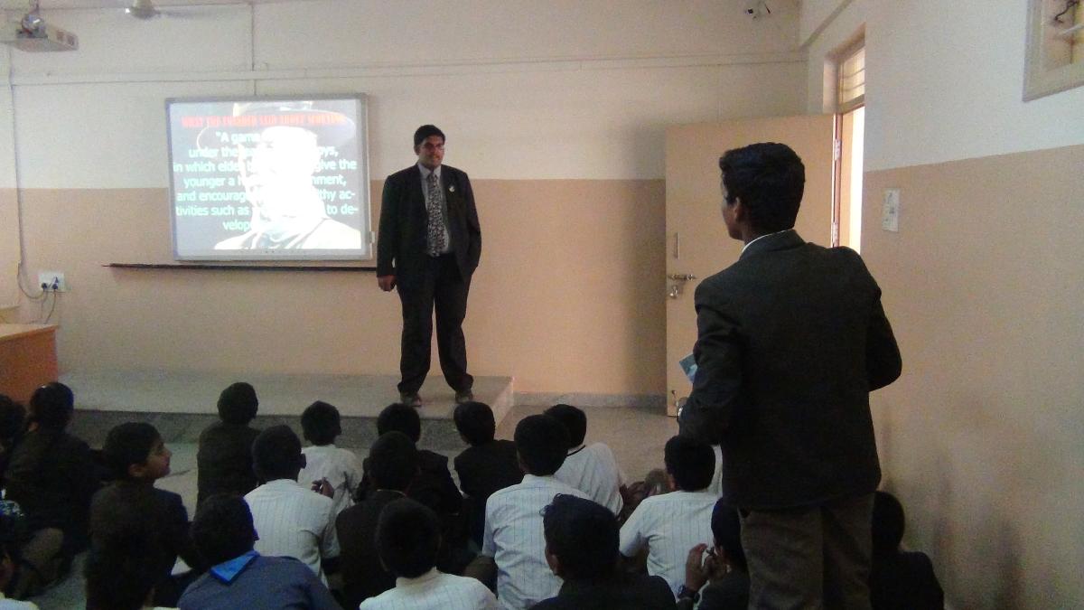 To spread the message of peace  and about Scouting to recruits.....