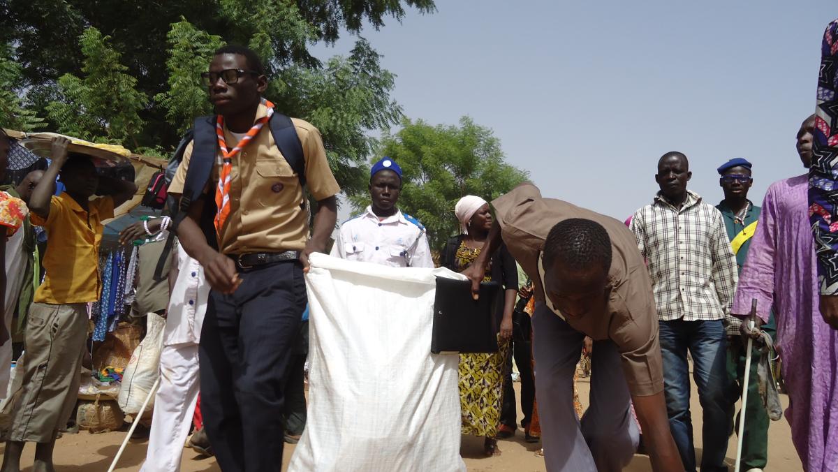 Mop project part in Niger; the commity of religious Dialogue done a community salubrity project
