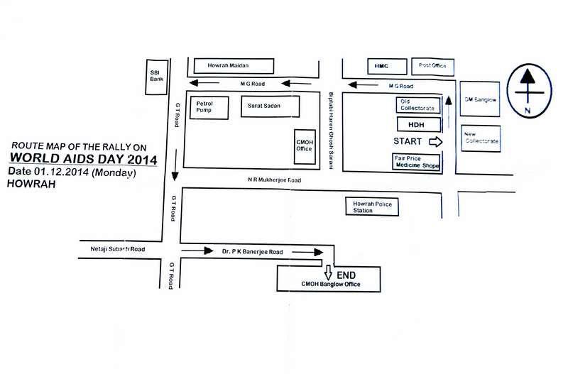 Aids Awareness Rally on 01.12.14