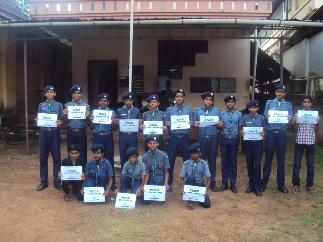 KSBSG-THRISSUR 23rd TCR SCOUT (OPEN) GROUP , THRISSUR ROVERS -PEACE DAY CELEBRATION