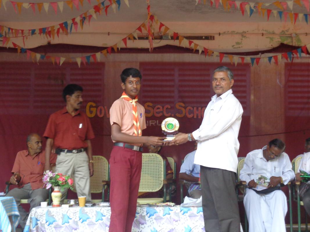 OUTSTANDING SCOUT AWARD FUNCTION.