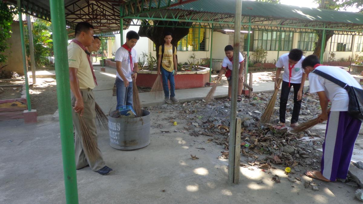 Scouts Against Dengue Year 5  -- Clean-up Drive