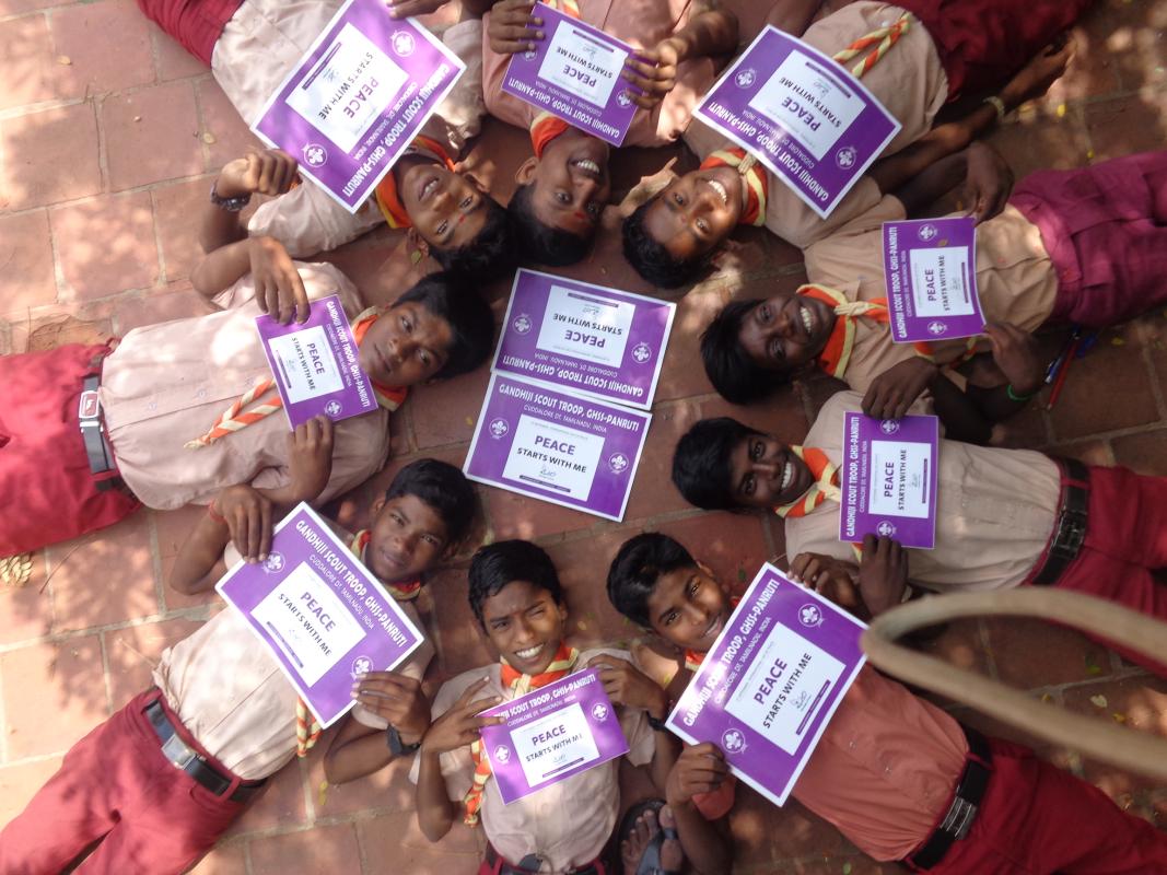 PEACE STARTS FROM ME -WITH SENIOR SCOUTS 