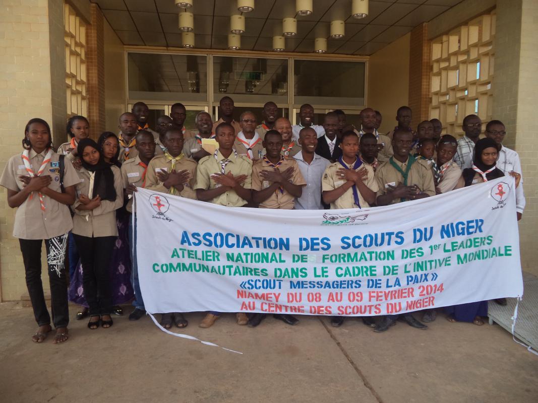 formation national des leaders et gestionnaire de l'initiative scouts Messagers de la paix