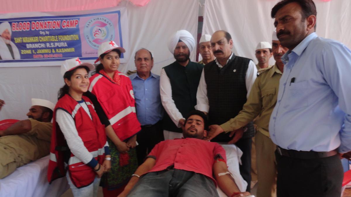 Service in Blood Donation Camp
