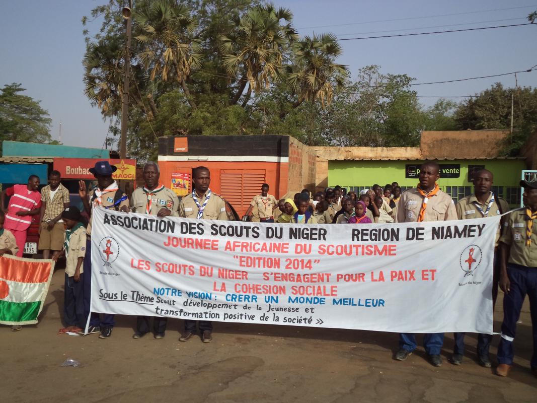 commemoration de la journée Africaine du scoutisme