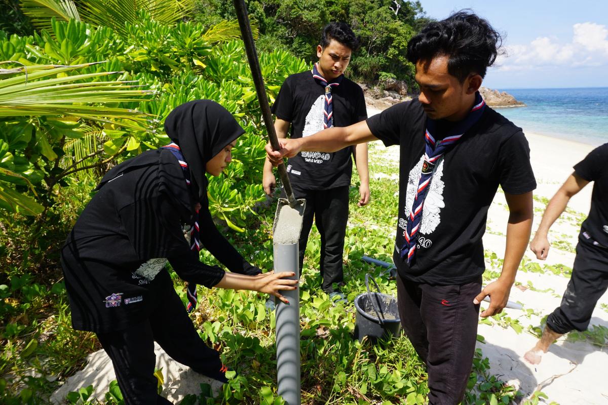 Pilot Project in Kampung vietnam, Bidong