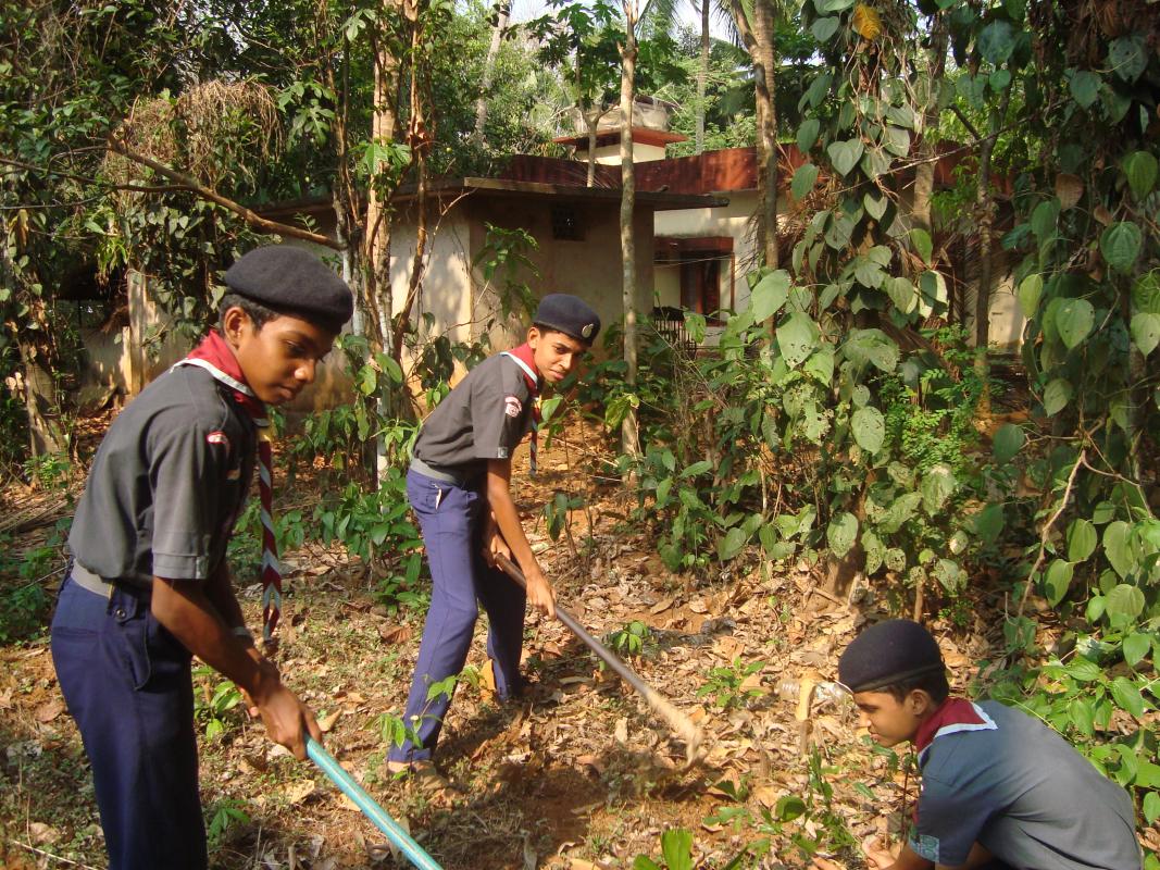 36 HOUR SERVICE PROJECT AS A PART OF RASHTRAPATHI AWARD TEST