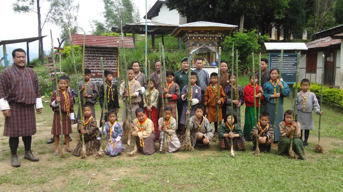 Bamboo plantation on the 2nd of June 2019.