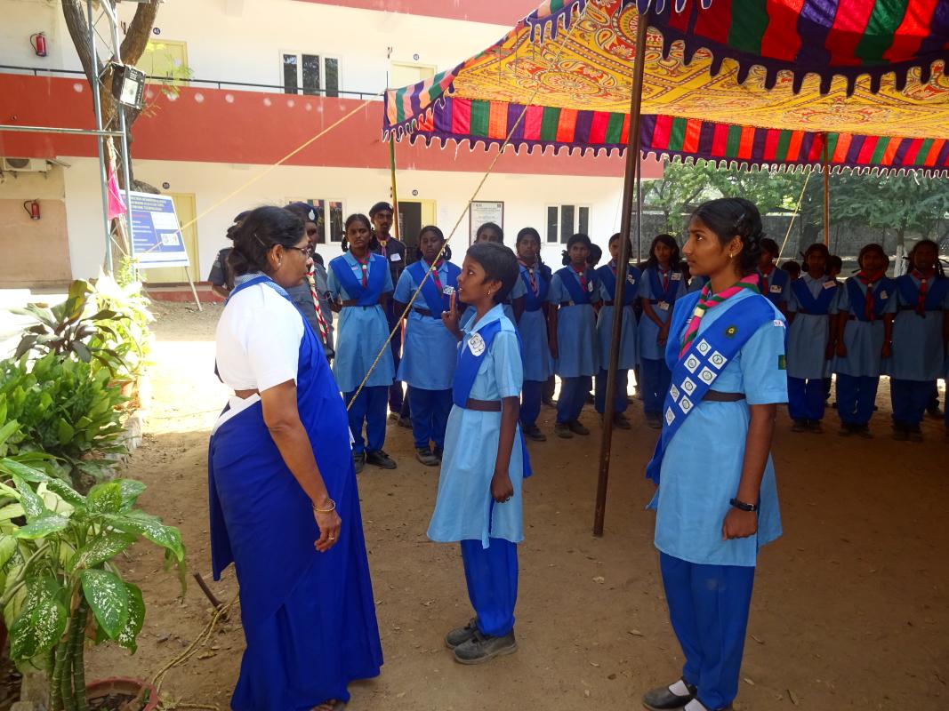 Annual School Scout & Guide Camp - Investiture Ceremony