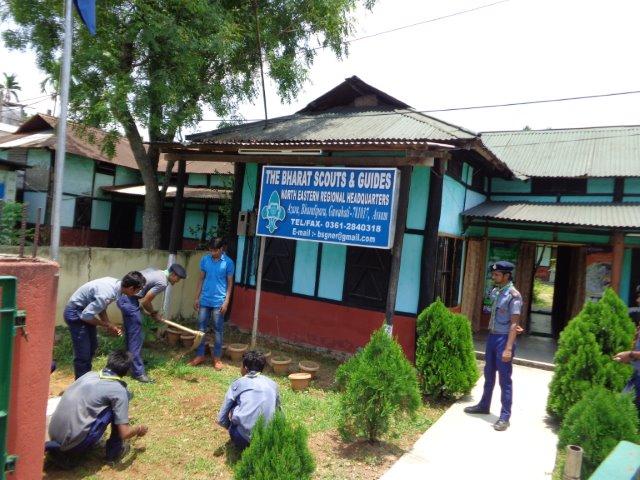 WORLD ENVIRONMENT CELEBRATION AT THE BHARAT SCOUTS & GUIDES N.E.REGIONAL HEADQUARTERS, AZARA