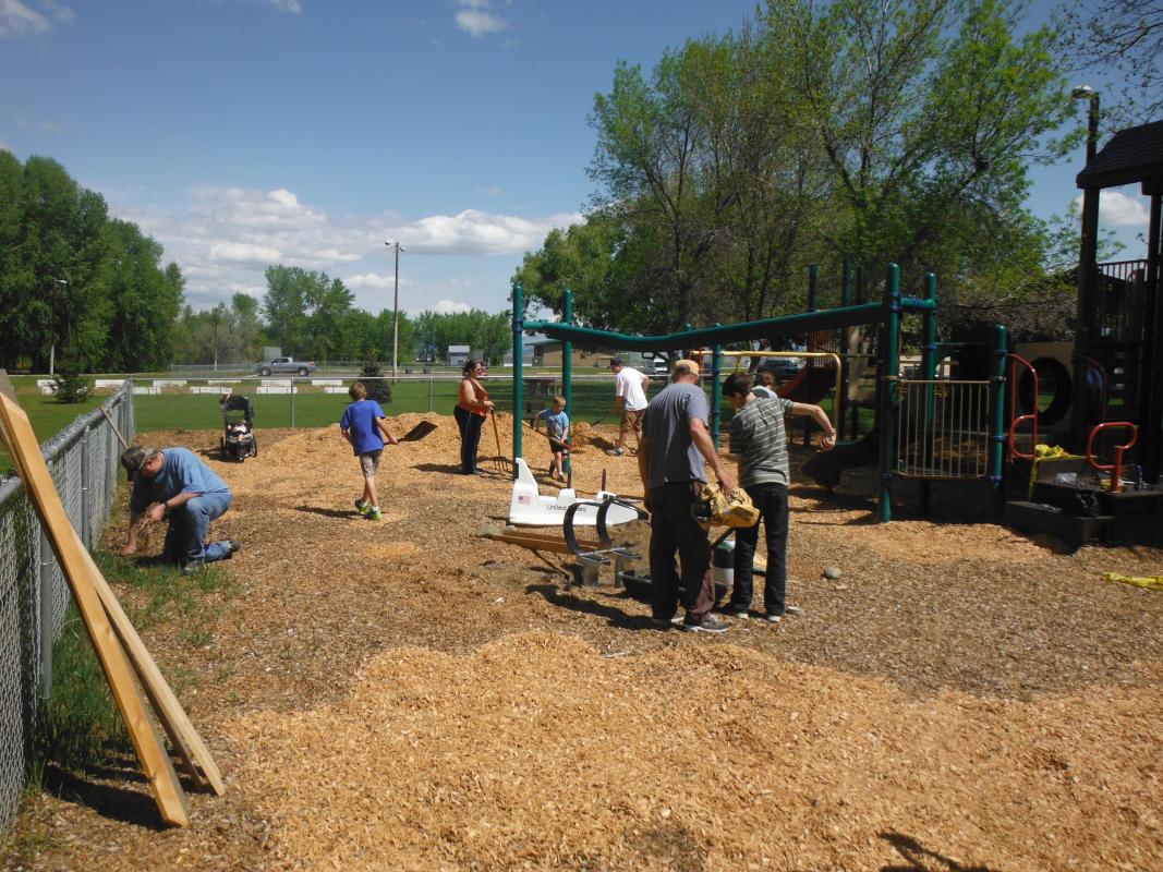 JFK Park Improvement, East Helena, Montana.  Eagle Project Troop 1206