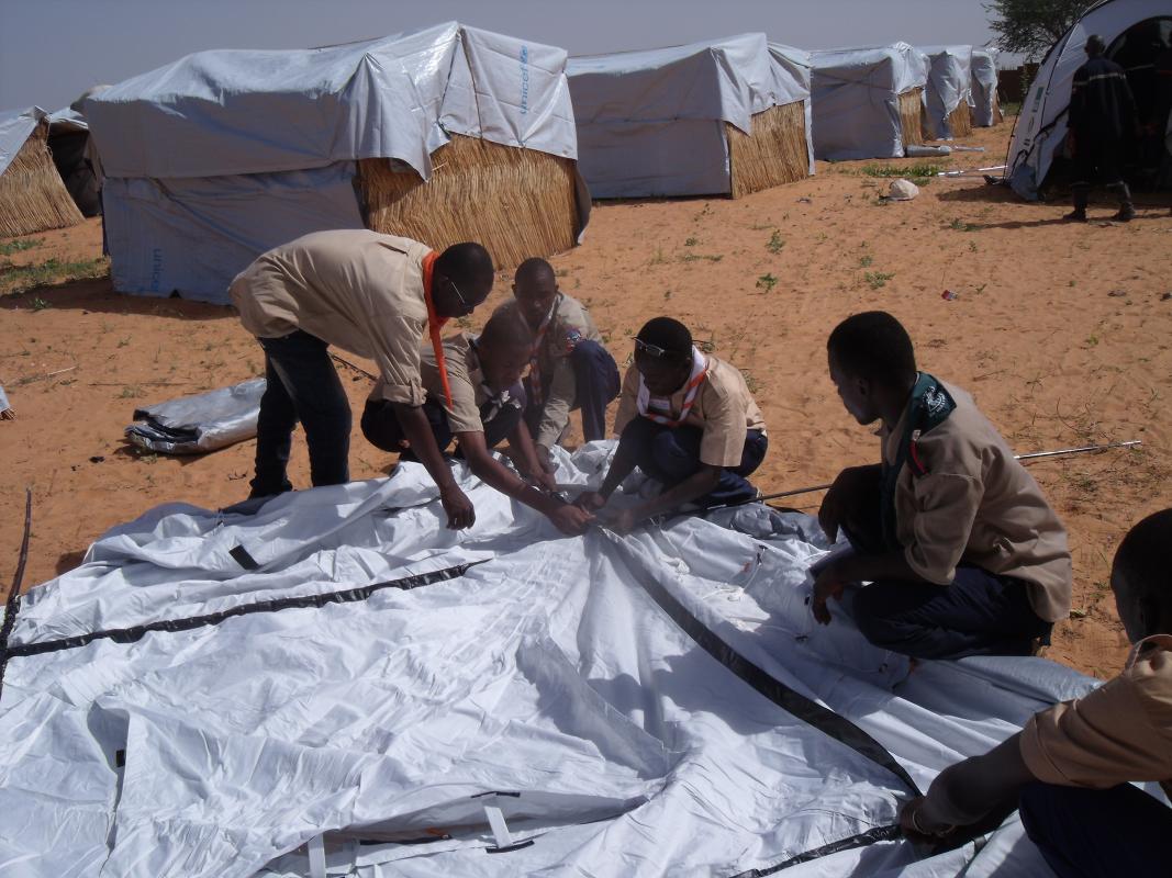 action  en faveur des sinistrés au Niger