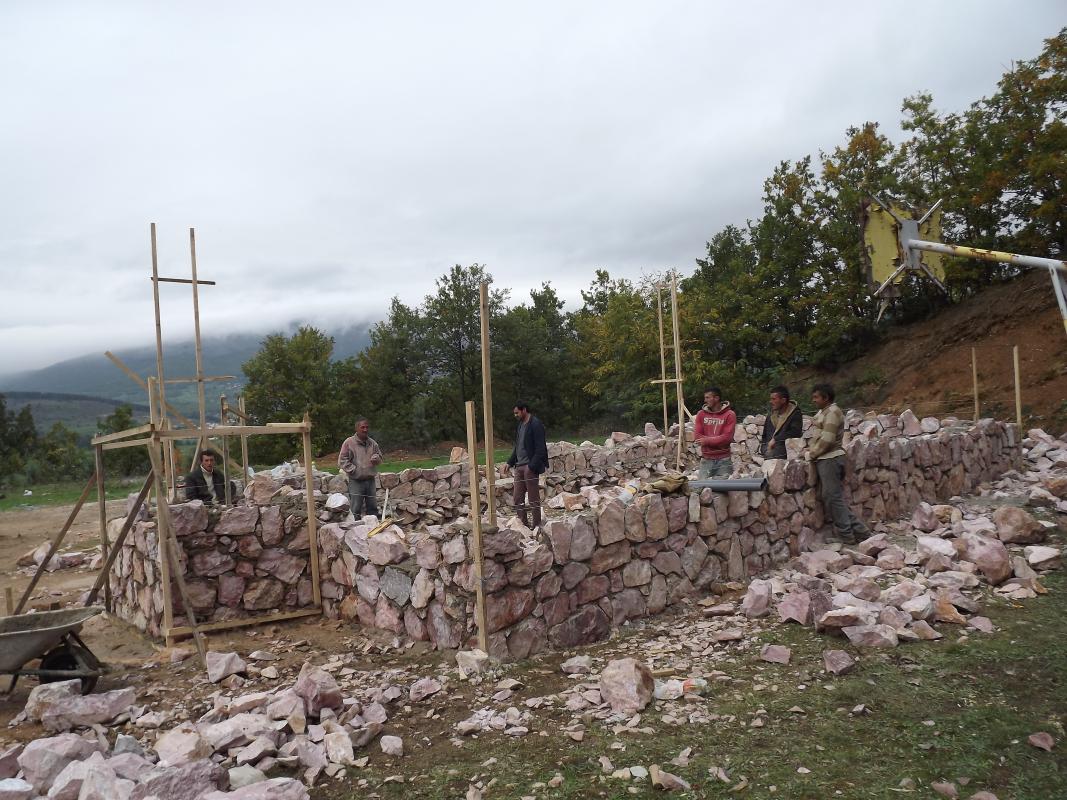 Construction of scout home S.G. BASHKIMI