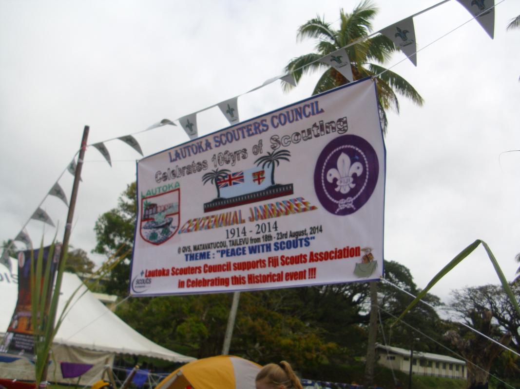 Fiji Centennial Rally 2014 _Peace with Scouts