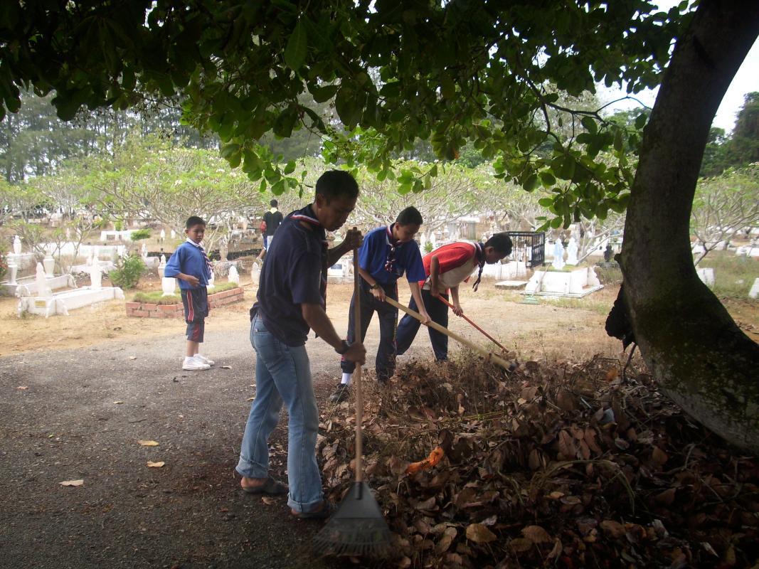 KHIDMAT MASYARAKAT: TANAH PERKUBURAN KG. TELUK RAMUNIA