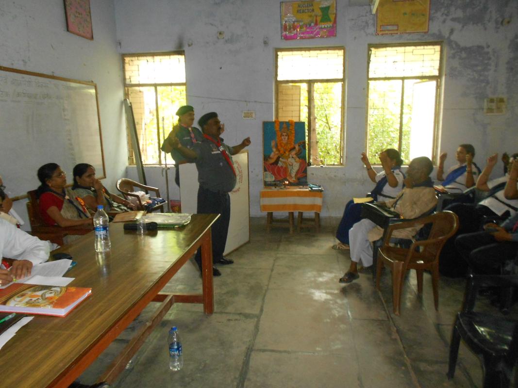 Awareness programme to promote scouting activities, Sultanpur, Uttar Pradesh, India.