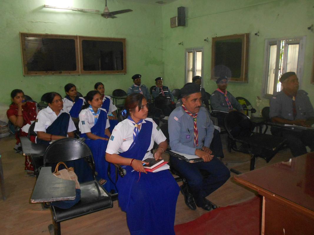 One day workshop for Scout master and guide captain of Basic Education Department, Sultanpur, Uttar Pradesh, INDIA