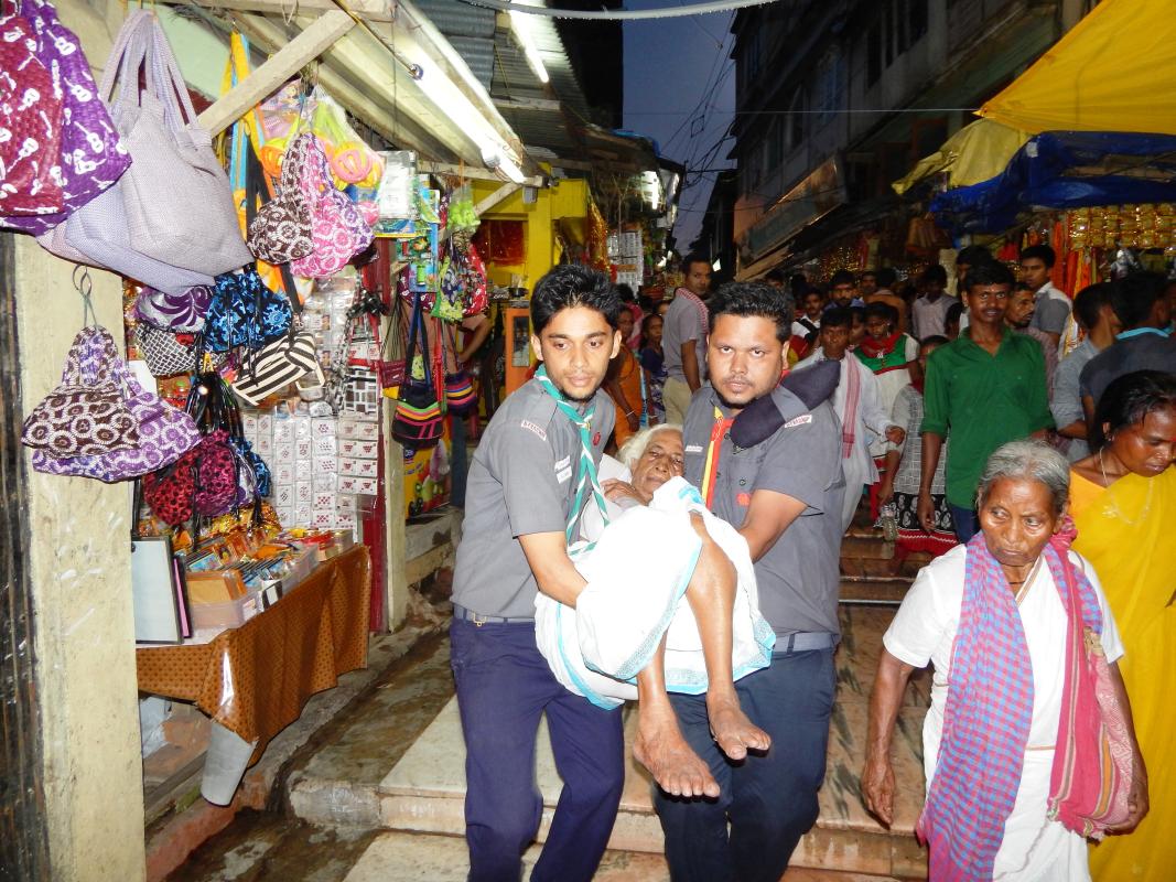SERVICE AT KAMAKHYA AMBUBACHI MELA WITH A THEME OF SWACHH BHARAT SUNDAR BHARAT (CLEAN INDIA & BEAUTIFUL INDIA)