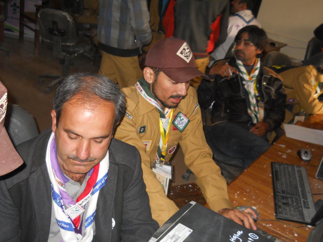 Registration of jamboree Participants