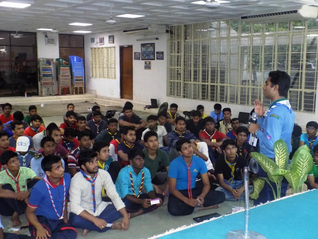 MoP initiatives at 1st Regional ICT Camp of Rover Region in Bangladesh