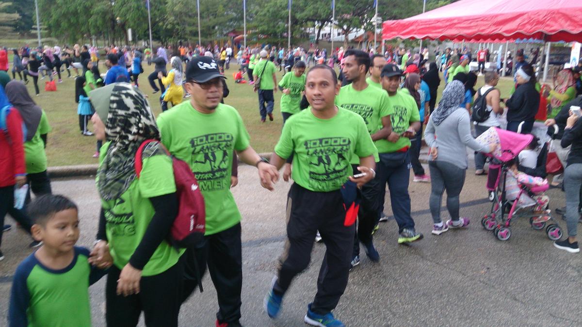 Larian 10,000 Langkah : Program Kitar Semula