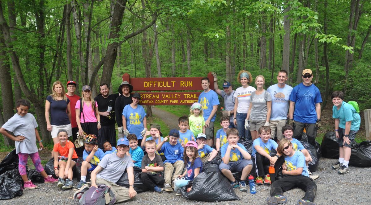Garlic Mustard Pull/Messengers of Peace at Difficult Run Stream Valley Park (Oakton) 4/29/17 & 5/14/17