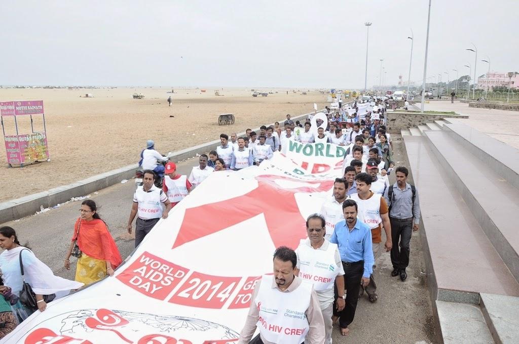 AIDS DAY RALLY IN MARINA 
