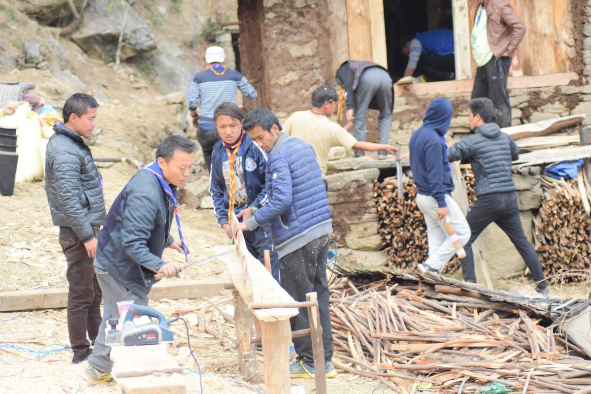 CBS On Community Service at Shazam, Trashiyangtse