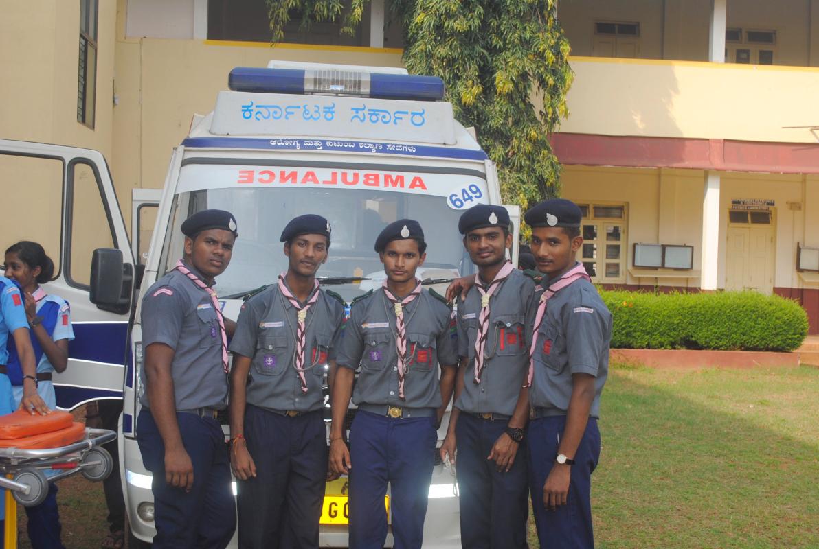 Ambulance Man Badge Work