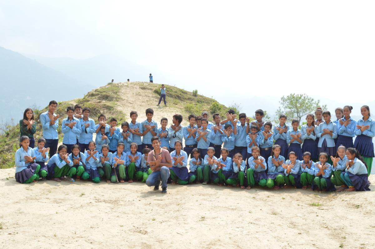 Remote area school visit