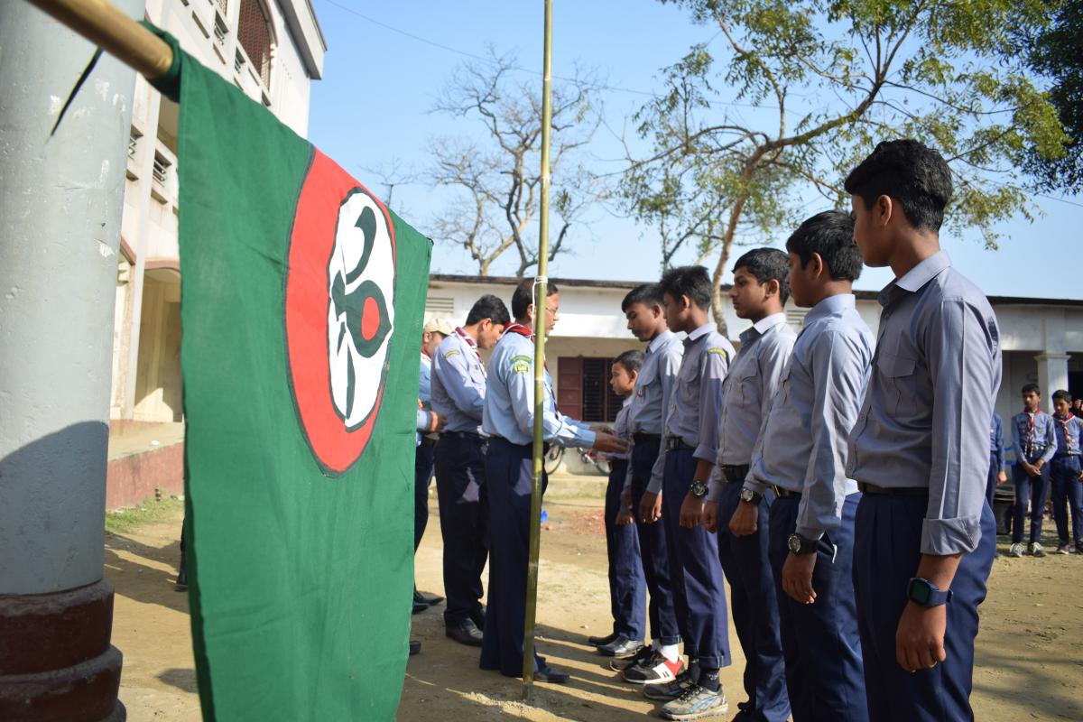 Annual "Dikkha Anusthan" By Fulbaria Model Pilot High School 