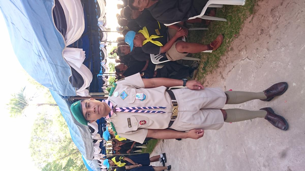 The Volunteer Scout in The Royal Cremation of His Majesty King Bhumibol Adulyadej